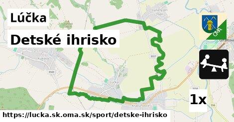 detské ihrisko v Lúčka, okres SK