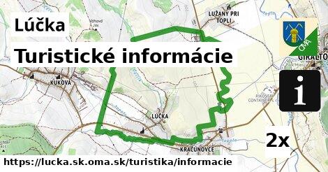 Turistické informácie, Lúčka, okres SK