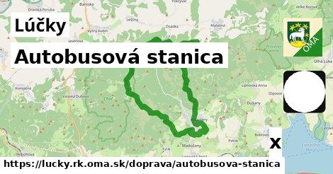 Autobusová stanica, Lúčky, okres RK