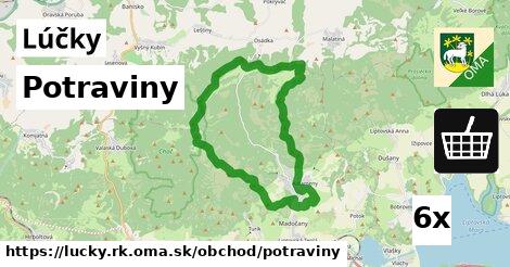 Potraviny, Lúčky, okres RK