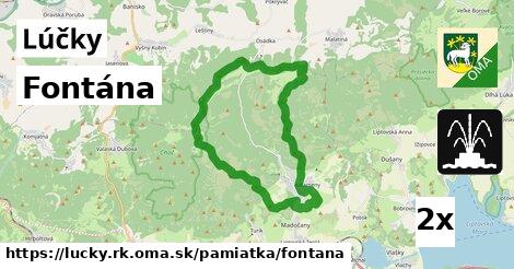 Fontána, Lúčky, okres RK