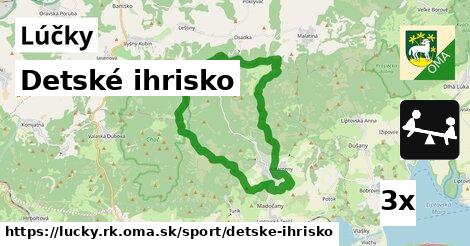 Detské ihrisko, Lúčky, okres RK