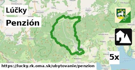 Penzión, Lúčky, okres RK