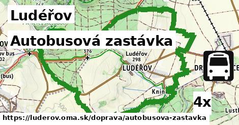 Autobusová zastávka, Ludéřov