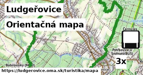 Orientačná mapa, Ludgeřovice