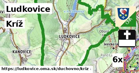 Kríž, Ludkovice