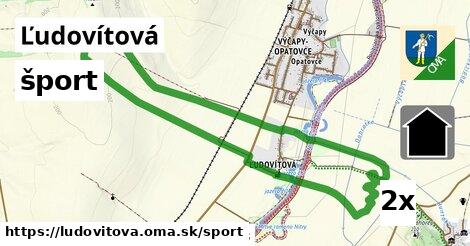 šport v Ľudovítová