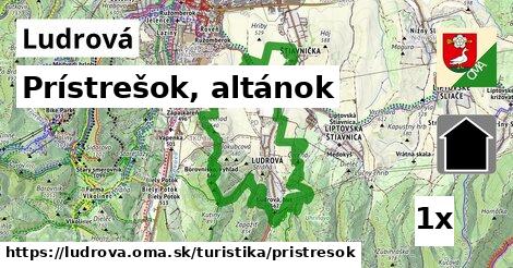 Prístrešok, altánok, Ludrová