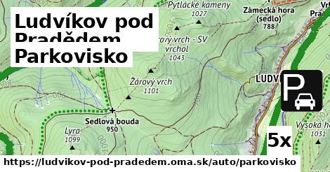 Parkovisko, Ludvíkov pod Pradědem