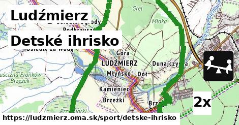 detské ihrisko v Ludźmierz