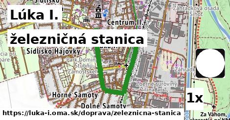 železničná stanica, Lúka I.