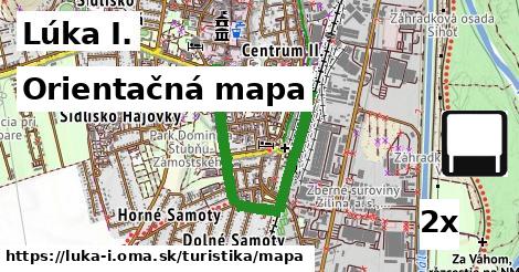 orientačná mapa v Lúka I.