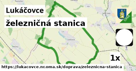 železničná stanica, Lukáčovce, okres NR