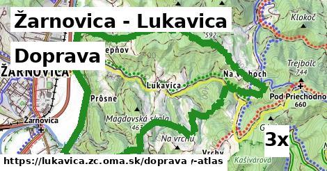 doprava v Žarnovica - Lukavica