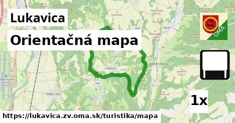 Orientačná mapa, Lukavica, okres ZV