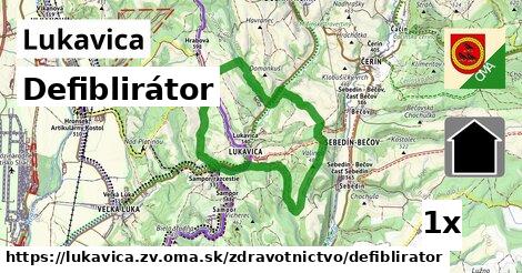 defiblirátor v Lukavica, okres ZV