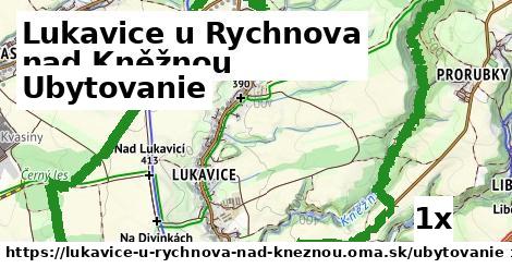ubytovanie v Lukavice u Rychnova nad Kněžnou