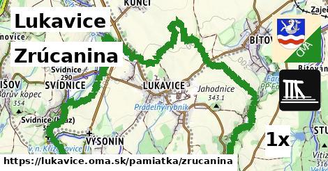 Zrúcanina, Lukavice