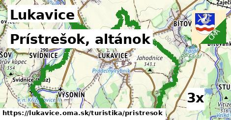 Prístrešok, altánok, Lukavice