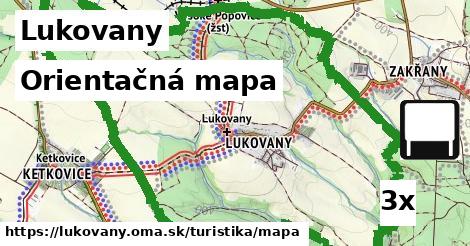 Orientačná mapa, Lukovany