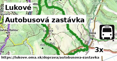 Autobusová zastávka, Lukové