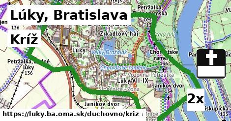 Kríž, Lúky, Bratislava