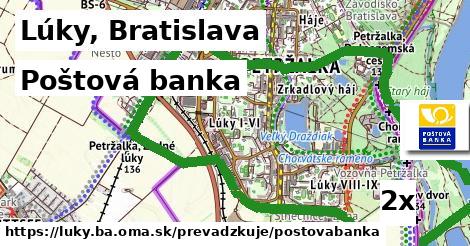 Poštová banka, Lúky, Bratislava