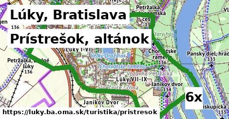 Prístrešok, altánok, Lúky, Bratislava