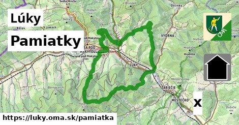 pamiatky v Lúky