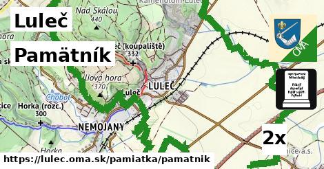 Pamätník, Luleč
