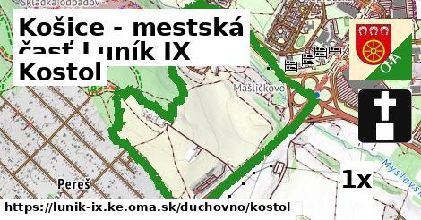 kostol v Košice - mestská časť Luník IX