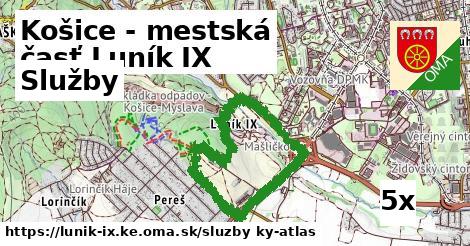 služby v Košice - mestská časť Luník IX