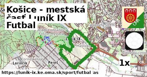 Futbal, Košice - mestská časť Luník IX