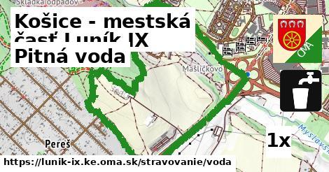 Pitná voda, Košice - mestská časť Luník IX