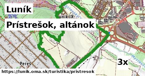 prístrešok, altánok v Luník