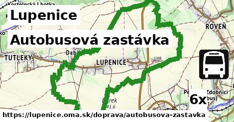 Autobusová zastávka, Lupenice