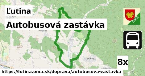 Autobusová zastávka, Ľutina