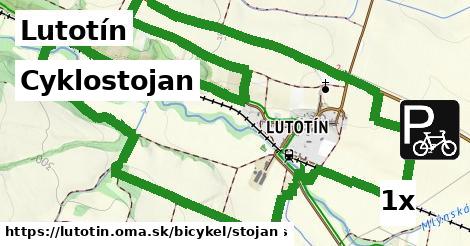 cyklostojan v Lutotín