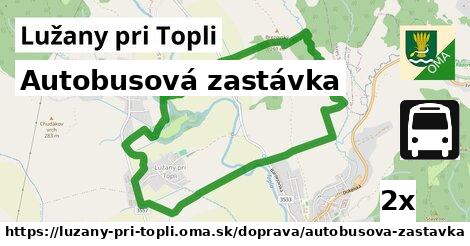 Autobusová zastávka, Lužany pri Topli