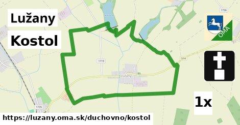 Kostol, Lužany