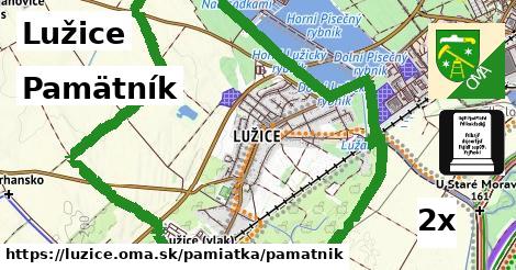 pamätník v Lužice