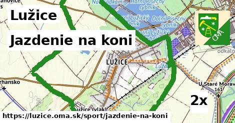 jazdenie na koni v Lužice