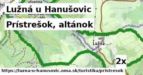 Prístrešok, altánok, Lužná u Hanušovic