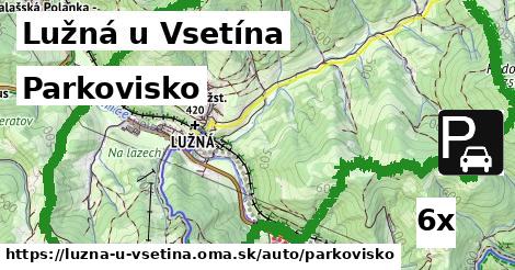 Parkovisko, Lužná u Vsetína