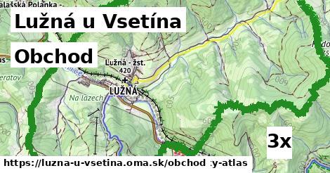 obchod v Lužná u Vsetína