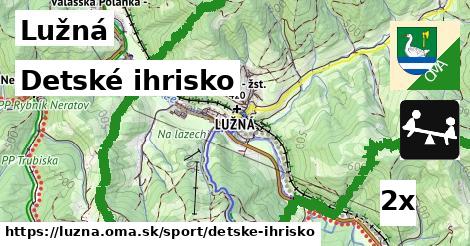 detské ihrisko v Lužná