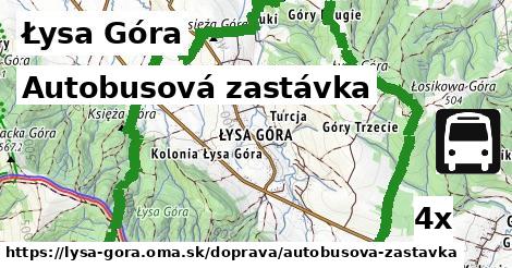 autobusová zastávka v Łysa Góra