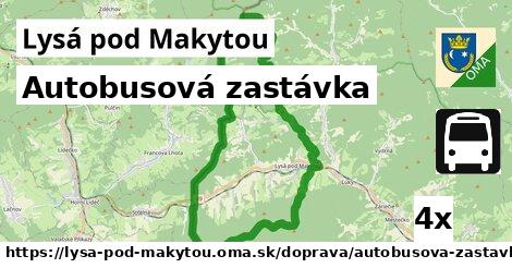 Autobusová zastávka, Lysá pod Makytou