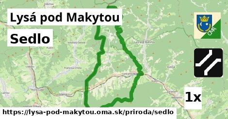 Sedlo, Lysá pod Makytou