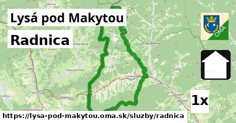 Radnica, Lysá pod Makytou